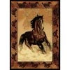 Stallion Border Beige/Black 5 ft. x 7 ft. Area Rug by United Weavers -United Weavers shop beige black united weavers area rugs 910 06930 58 64 1000