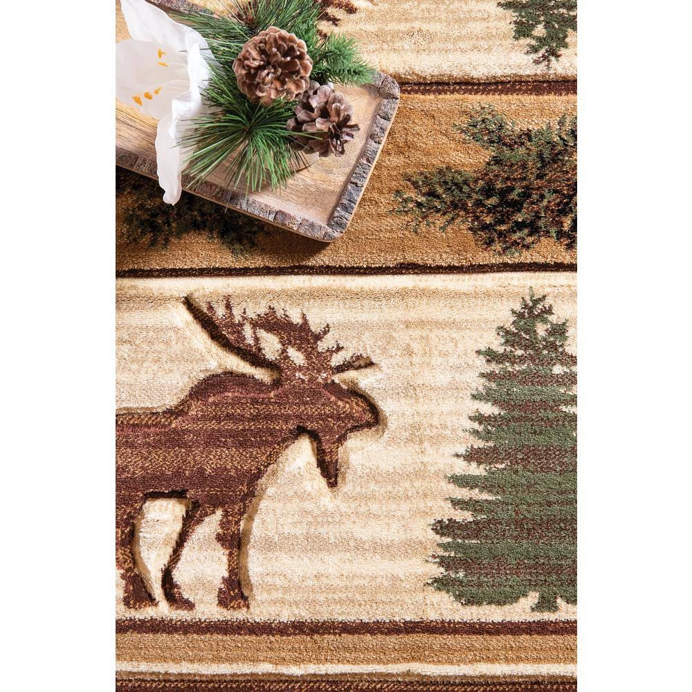 Cottage Adler Beige 7 ft. 10 in. x 10 ft. 6 in. Area Rug by United Weavers 9 Cottage Adler Beige 7 ft. 10 in. x 10 ft. 6 in. Area Rug by United Weavers - Image 7