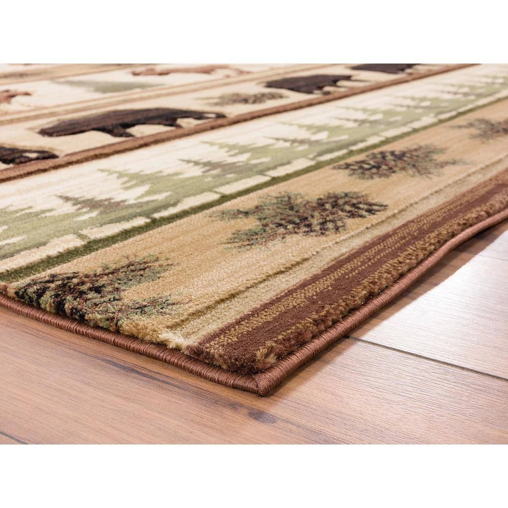 Cottage Adler Beige 7 ft. 10 in. x 10 ft. 6 in. Area Rug by United Weavers 8 Cottage Adler Beige 7 ft. 10 in. x 10 ft. 6 in. Area Rug by United Weavers - Image 6