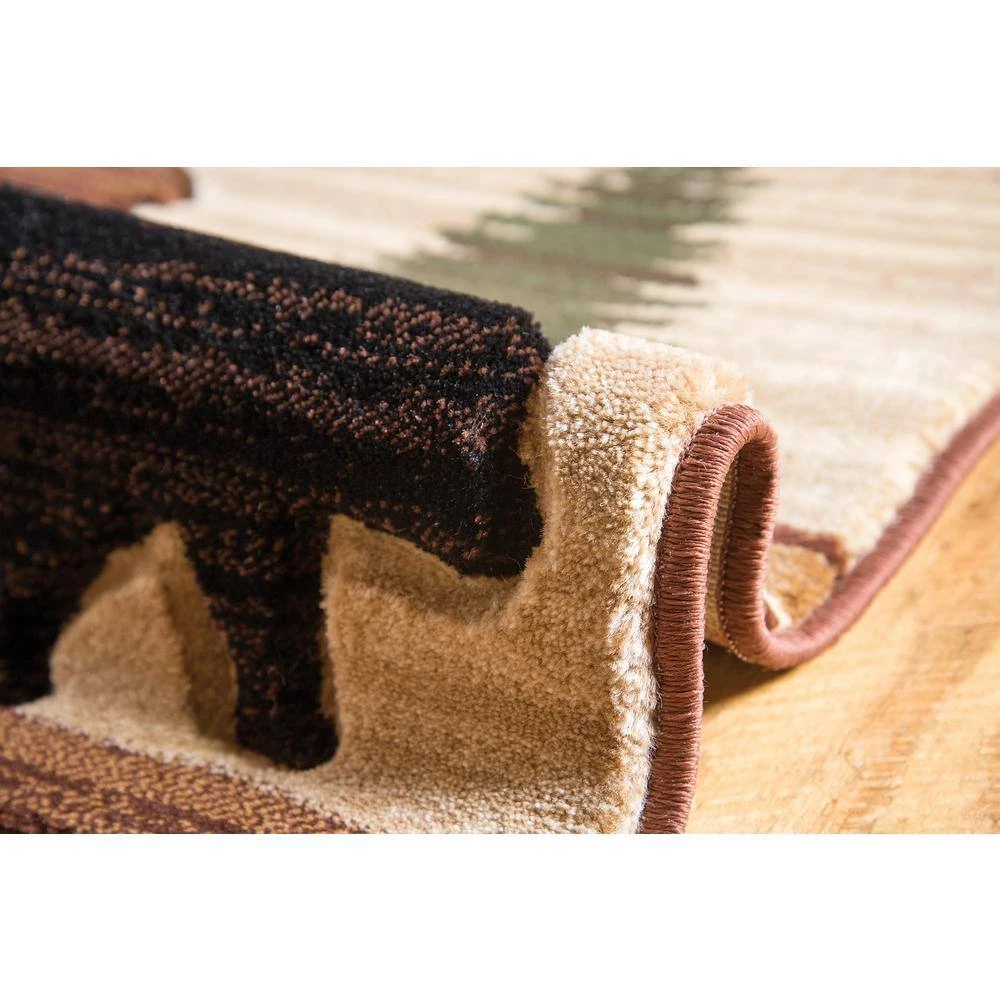 Cottage Adler Beige 7 ft. 10 in. x 10 ft. 6 in. Area Rug by United Weavers 4 Cottage Adler Beige 7 ft. 10 in. x 10 ft. 6 in. Area Rug by United Weavers - Image 2