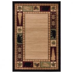 Cottage Homestead Beige 7 ft. 10 in. x 10 ft. 6 in. Area Rug by United Weavers