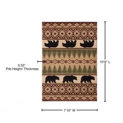 Cottage Faywood Beige 7 ft. 10 in. x 10 ft. 6 in. Area Rug by United Weavers -United Weavers shop beige united weavers area rugs 2055 40526 912 76 1000