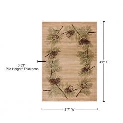 Cottage Farmington Beige 2 ft. 7 in. x 4 ft. 2 in. Area Rug by United Weavers -United Weavers shop beige united weavers area rugs 2055 40926 35c 76 1000