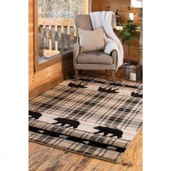 Cottage Tartan Bear Beige 7 ft. 10 in. x 10 ft. 6 in. Area Rug by United Weavers 13 Cottage Tartan Bear Beige 7 ft. 10 in. x 10 ft. 6 in. Area Rug by United Weavers -United Weavers shop beige united weavers area rugs 2055 41426 912 1d 1000