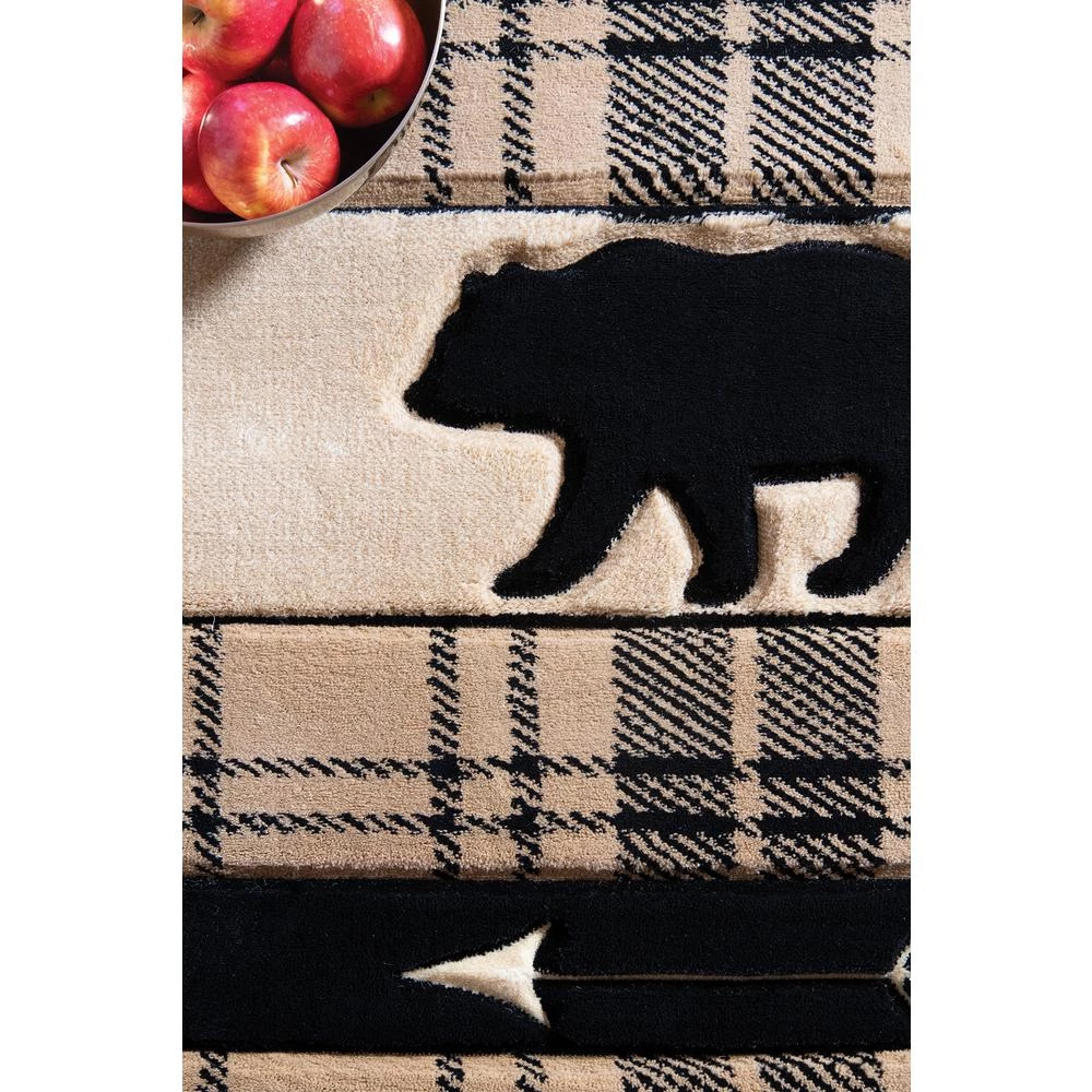 Cottage Tartan Bear Beige 7 ft. 10 in. x 10 ft. 6 in. Area Rug by United Weavers 9 Cottage Tartan Bear Beige 7 ft. 10 in. x 10 ft. 6 in. Area Rug by United Weavers - Image 7