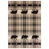 Cottage Tartan Bear Beige 7 ft. 10 in. x 10 ft. 6 in. Area Rug by United Weavers 2 Cottage Tartan Bear Beige 7 ft. 10 in. x 10 ft. 6 in. Area Rug by United Weavers -United Weavers shop beige united weavers area rugs 2055 41426 912 64 1000