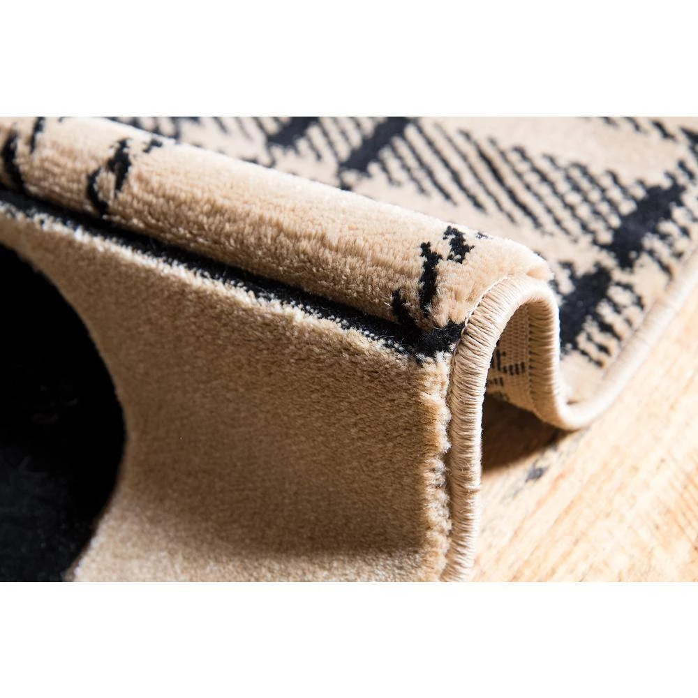 Cottage Tartan Bear Beige 7 ft. 10 in. x 10 ft. 6 in. Area Rug by United Weavers 4 Cottage Tartan Bear Beige 7 ft. 10 in. x 10 ft. 6 in. Area Rug by United Weavers - Image 2