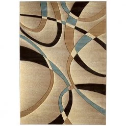 Contours La Chic Beige Accent Rug 2'7" x 4'2" by United Weavers