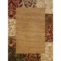 Studio Valence Beige 5 ft. x 7 ft. Indoor Area Rug by United Weavers