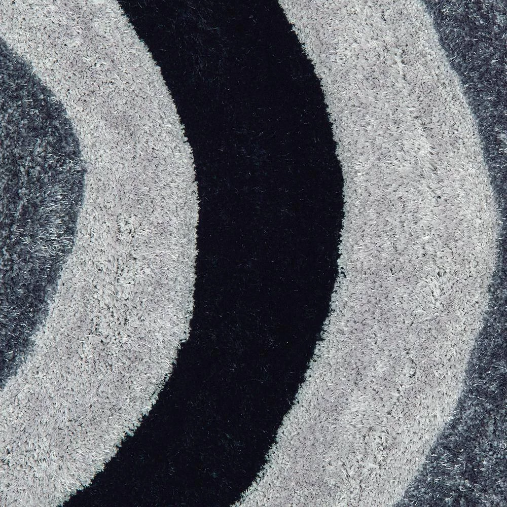 Finesse Chimes Black 5 ft. 3 in. x 7 ft. 2 in. Area Rug by United Weavers 6 Finesse Chimes Black 5 ft. 3 in. x 7 ft. 2 in. Area Rug by United Weavers - Image 4