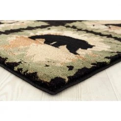 Woodside Woodsman Border Black 2 ft. x 3 ft. Area Rug by United Weavers -United Weavers shop black united weavers area rugs 712 31570 24 c3 1000