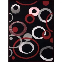 Hip Hop Black 8 ft. x 11 ft. Indoor Area Rug by United Weavers