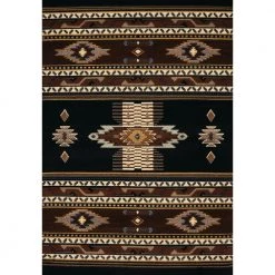 Manhattan Phoenix Black 5 ft. 3 in. x 7 ft. 6 in. Area Rug by United Weavers
