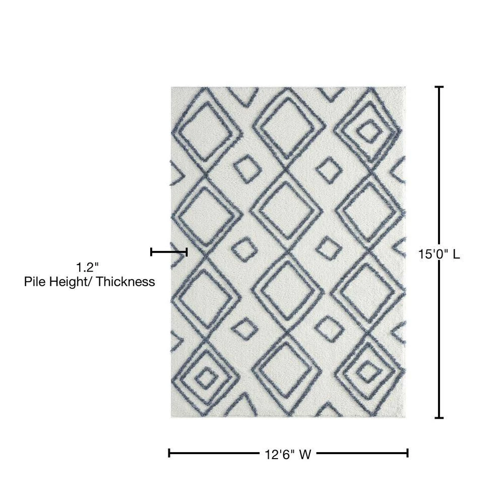 Mellow Sierra Blue/Grey 12 ft. 6 in. x 15 ft. Area Rug by United Weavers 8 Mellow Sierra Blue/Grey 12 ft. 6 in. x 15 ft. Area Rug by United Weavers - Image 6