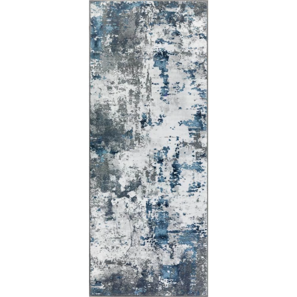 Volos Thalia Blue 2 ft. 7 in. x 7 ft. 2 in. Runner Rug by United Weavers 2 Volos Thalia Blue 2 ft. 7 in. x 7 ft. 2 in. Runner Rug by United Weavers