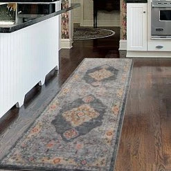 Volos Phaedra Blue 2 ft. 7 in. x 7 ft. 2 in. Runner Rug by United Weavers 15 Volos Phaedra Blue 2 ft. 7 in. x 7 ft. 2 in. Runner Rug by United Weavers -United Weavers shop blue united weavers area rugs 2450 20867 28e 31 1000