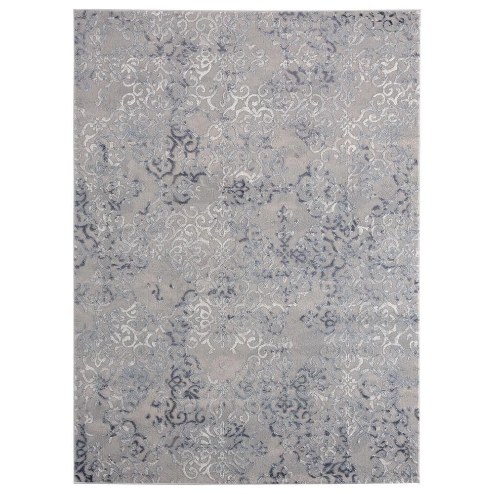 Cascades Marblemount Blue 9 ft. 10 in. x 13 ft. 2 in. Area Rug by United Weavers 3 Cascades Marblemount Blue 9 ft. 10 in. x 13 ft. 2 in. Area Rug by United Weavers