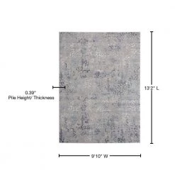 Cascades Marblemount Blue 9 ft. 10 in. x 13 ft. 2 in. Area Rug by United Weavers 12 Cascades Marblemount Blue 9 ft. 10 in. x 13 ft. 2 in. Area Rug by United Weavers -United Weavers shop blue united weavers area rugs 2601 10360 1013 76 1000