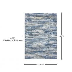 Veronica Casino Blue 12 ft. 6 in. x 15 ft. Oversize Area Rug by United Weavers -United Weavers shop blue united weavers area rugs 2610 20160 1215 76 1000