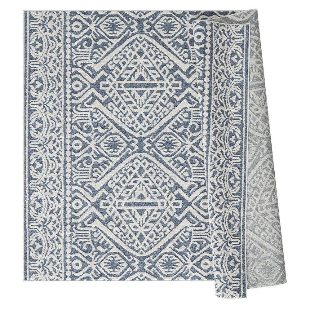 Santa Barbara Harbor Blue 12 ft. 6 in. x 15 ft. Area Rug by United Weavers 5 Santa Barbara Harbor Blue 12 ft. 6 in. x 15 ft. Area Rug by United Weavers - Image 3