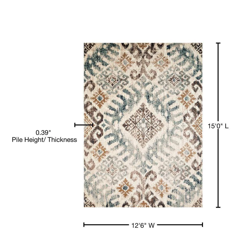 Bridges Verazanno Blue 13 ft. x 15 ft. Oversize Area Rug by United Weavers 7 Bridges Verazanno Blue 13 ft. x 15 ft. Oversize Area Rug by United Weavers - Image 5