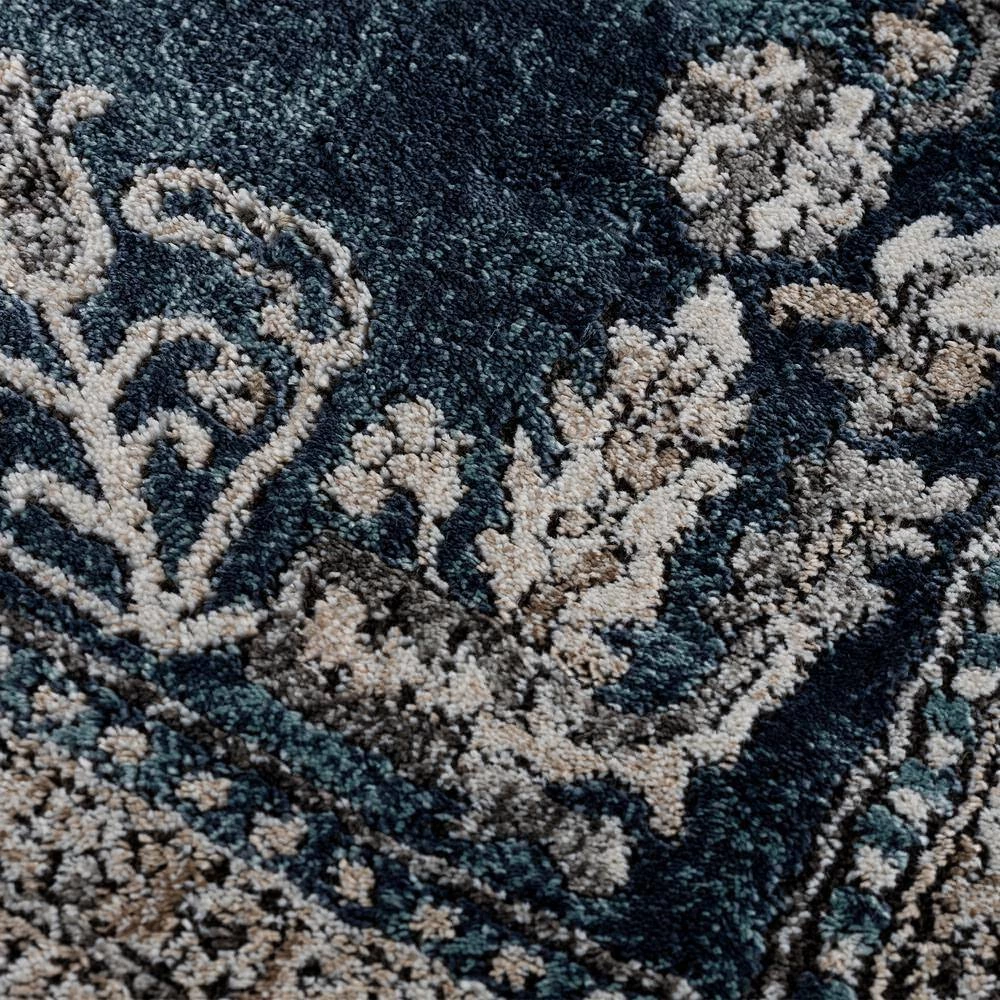 Portsmouth Home Sky Blue 2 ft. 7 in. x 7 ft. 2 in. Runner Rug by United Weavers 6 Portsmouth Home Sky Blue 2 ft. 7 in. x 7 ft. 2 in. Runner Rug by United Weavers - Image 4