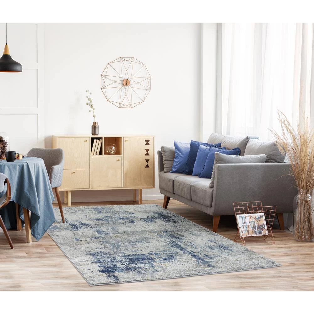 Eternity Elixir Blue 12 ft. 6 in. x 15 ft. Oversize Area Rug by United Weavers 9 Eternity Elixir Blue 12 ft. 6 in. x 15 ft. Oversize Area Rug by United Weavers - Image 7