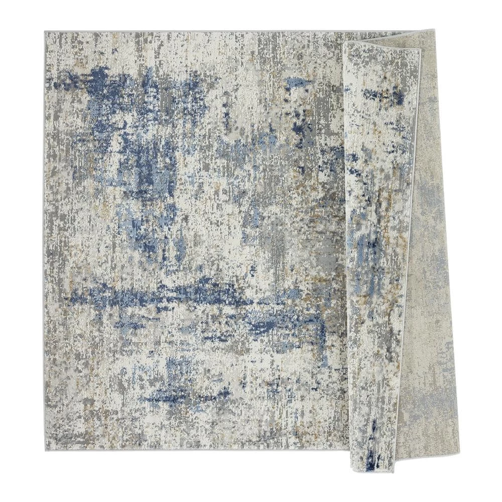 Eternity Elixir Blue 12 ft. 6 in. x 15 ft. Oversize Area Rug by United Weavers 5 Eternity Elixir Blue 12 ft. 6 in. x 15 ft. Oversize Area Rug by United Weavers - Image 3