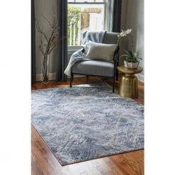 Austin Archer Blue 12 ft. 6 in. x 15 ft. Oversize Area Rug by United Weavers 13 Austin Archer Blue 12 ft. 6 in. x 15 ft. Oversize Area Rug by United Weavers -United Weavers shop blue united weavers area rugs 4540 20360 1215 1d 1000
