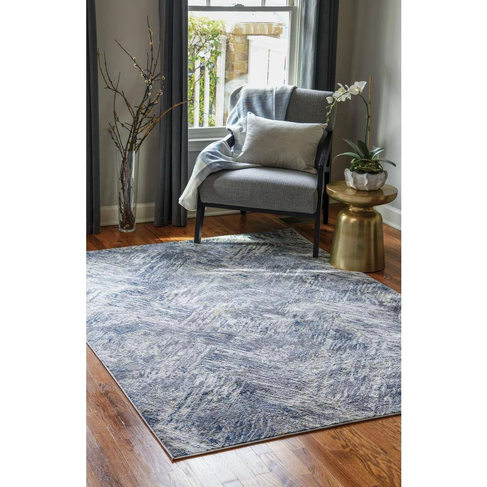 Austin Archer Blue 12 ft. 6 in. x 15 ft. Oversize Area Rug by United Weavers 4 Austin Archer Blue 12 ft. 6 in. x 15 ft. Oversize Area Rug by United Weavers - Image 2