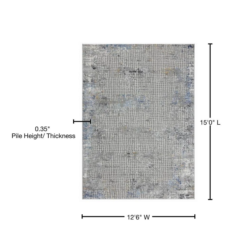 Austin Devine Blue 12 ft. 6 in. x 15 ft. Oversize Area Rug by United Weavers 11 Austin Devine Blue 12 ft. 6 in. x 15 ft. Oversize Area Rug by United Weavers - Image 9