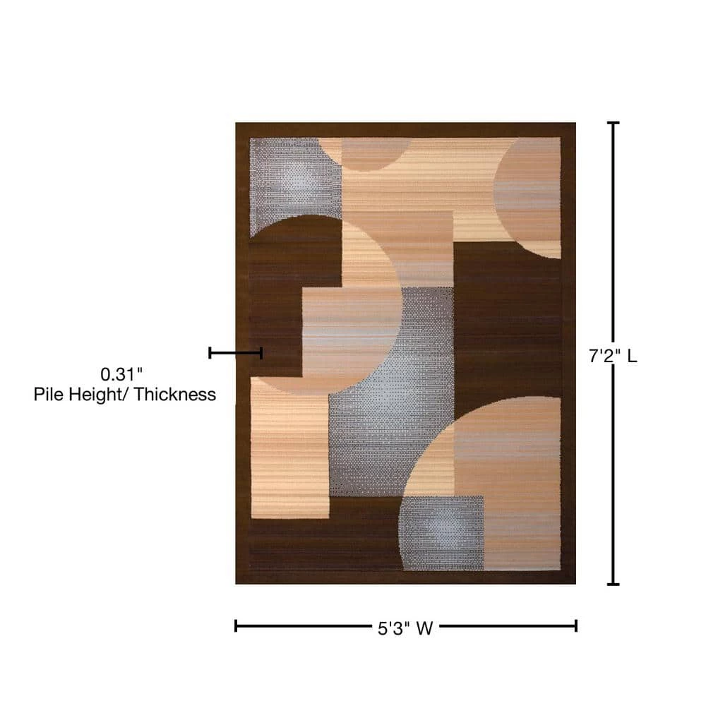 Dallas Zoom Zoom Blue 5 ft. x 7 ft. Indoor Area Rug by United Weavers 8 Dallas Zoom Zoom Blue 5 ft. x 7 ft. Indoor Area Rug by United Weavers - Image 6