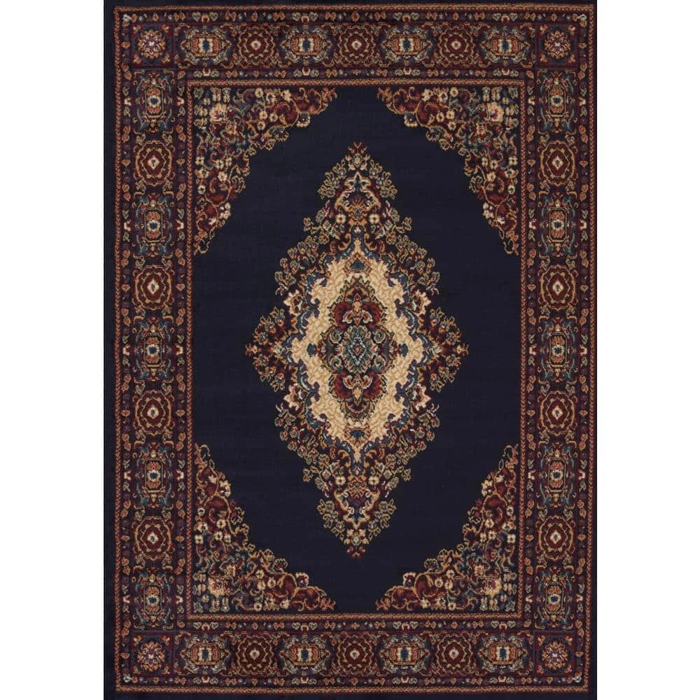 Cathedral Navy 5 ft. x 8 ft. Area Rug by United Weavers 3 Cathedral Navy 5 ft. x 8 ft. Area Rug by United Weavers