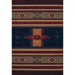 Manhattan Phoenix Navy 7 ft. 10 in. x 10 ft. 6 in. Area Rug by United Weavers