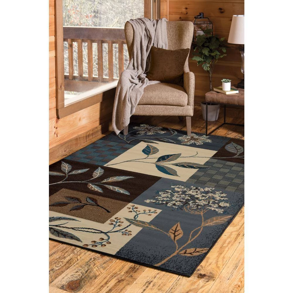 Jasmine Light Blue 8 ft. x 11 ft. Area Rug by United Weavers 4 Jasmine Light Blue 8 ft. x 11 ft. Area Rug by United Weavers - Image 2