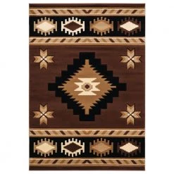 Bristol Caliente Brown 7 ft. 10 in. x 10 ft. 6 in. Area Rug by United Weavers