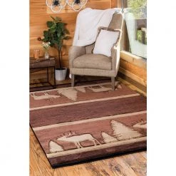Cottage Deering Brown 2 ft. 7 in. x 4 ft. 2 in. Area Rug by United Weavers 13 Cottage Deering Brown 2 ft. 7 in. x 4 ft. 2 in. Area Rug by United Weavers -United Weavers shop brown united weavers area rugs 2055 41750 35c 31 1000