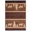 Cottage Deering Brown 2 ft. 7 in. x 4 ft. 2 in. Area Rug by United Weavers