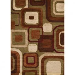 Studio Modem Brown 5 ft. x 7 ft. Indoor Area Rug by United Weavers