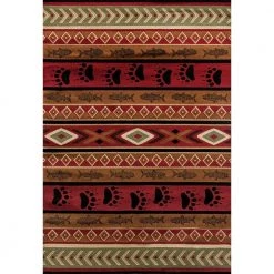 Woodside Huntsman Trail Brown 8 ft. x 11 ft. Oversize Area Rug by United Weavers