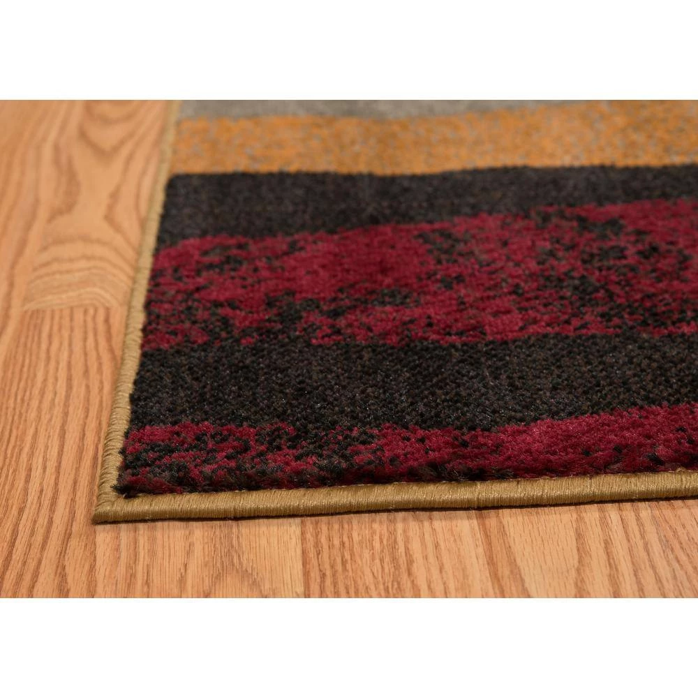 Affinity Shadows Brown 7 ft. 10 in. x 10 ft. 6 in. Area Rug by United Weavers 6 Affinity Shadows Brown 7 ft. 10 in. x 10 ft. 6 in. Area Rug by United Weavers - Image 4