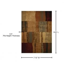 Affinity Shadows Brown 7 ft. 10 in. x 10 ft. 6 in. Area Rug by United Weavers 12 Affinity Shadows Brown 7 ft. 10 in. x 10 ft. 6 in. Area Rug by United Weavers -United Weavers shop brown united weavers area rugs 750 04550 912 76 1000