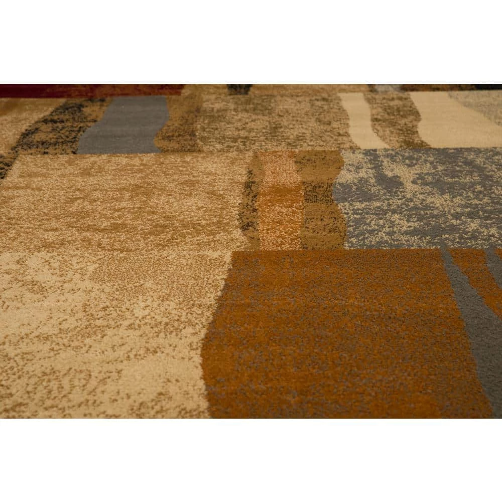Affinity Shadows Brown 7 ft. 10 in. x 10 ft. 6 in. Area Rug by United Weavers 5 Affinity Shadows Brown 7 ft. 10 in. x 10 ft. 6 in. Area Rug by United Weavers - Image 3
