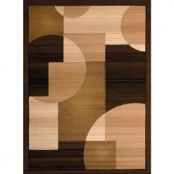 Dallas Zoom Zoom Brown Runner Rug 2'3 X 7'2" by United Weavers