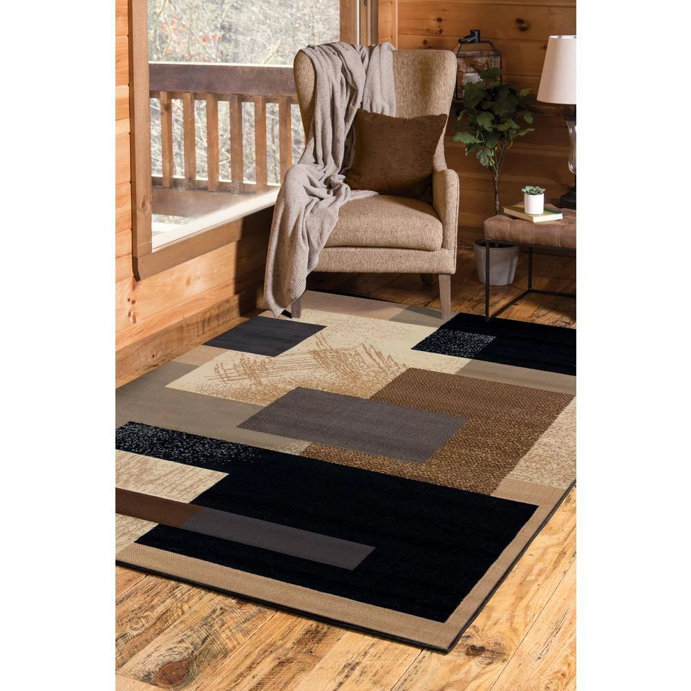 Soho Brown 5 ft. x 8 ft. Area Rug by United Weavers 4 Soho Brown 5 ft. x 8 ft. Area Rug by United Weavers - Image 2
