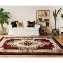 Bristol Fallon Burgundy 7 ft. 10 in. x 7 ft. 10 in. Round Rug by United Weavers 11 Bristol Fallon Burgundy 7 ft. 10 in. x 7 ft. 10 in. Round Rug by United Weavers -United Weavers shop burgundy united weavers area rugs 2050 10534 88r 31 1000