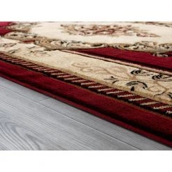 Bristol Fallon Burgundy 7 ft. 10 in. x 7 ft. 10 in. Round Rug by United Weavers 9 Bristol Fallon Burgundy 7 ft. 10 in. x 7 ft. 10 in. Round Rug by United Weavers -United Weavers shop burgundy united weavers area rugs 2050 10534 88r c3 1000