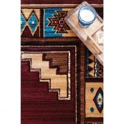 Cottage Pelican Park Burgundy 7 ft. 10 in. x 10 ft. 6 in. Area Rug by United Weavers 17 Cottage Pelican Park Burgundy 7 ft. 10 in. x 10 ft. 6 in. Area Rug by United Weavers -United Weavers shop burgundy united weavers area rugs 2055 40334 912 1f 1000