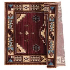 Cottage Pelican Park Burgundy 7 ft. 10 in. x 10 ft. 6 in. Area Rug by United Weavers 14 Cottage Pelican Park Burgundy 7 ft. 10 in. x 10 ft. 6 in. Area Rug by United Weavers -United Weavers shop burgundy united weavers area rugs 2055 40334 912 66 1000