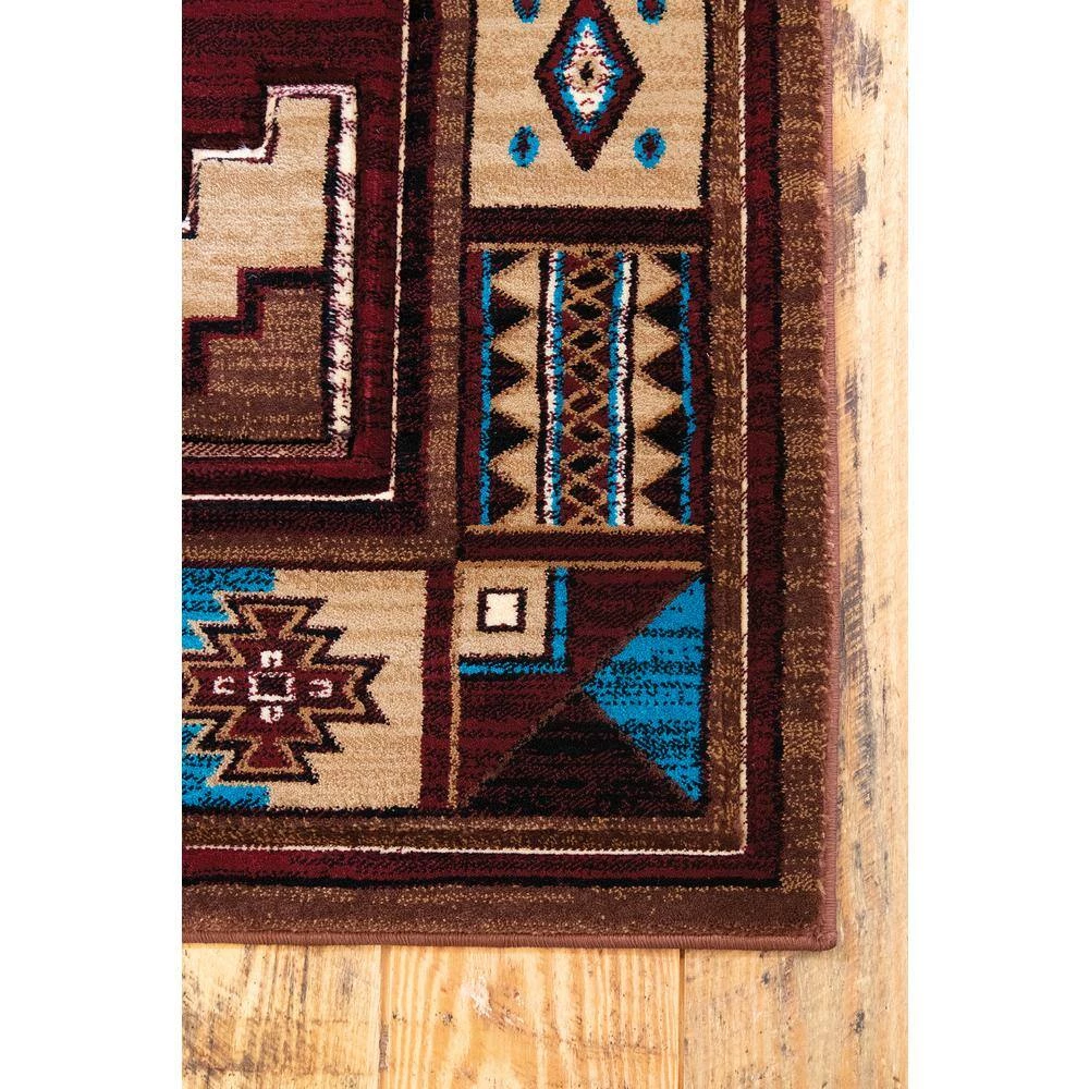 Cottage Pelican Park Burgundy 7 ft. 10 in. x 10 ft. 6 in. Area Rug by United Weavers 7 Cottage Pelican Park Burgundy 7 ft. 10 in. x 10 ft. 6 in. Area Rug by United Weavers - Image 5
